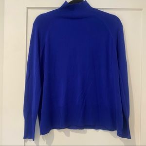 Cobalt Blue mock turtleneck!